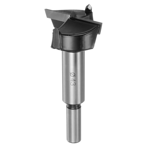 HARFINGTON Forstnerbohrer, 43 mm, Wolframkarbid, Forstner-Bitöffner, Fräser für Scharnierlochbohrungen, Holzbearbeitung, Schwarz HARFINGTON Forstnerbohrer, 43 mm, Wolframkarbid, Forstner-Bitöffner, Fräser für Scharnierlochbohrungen, Holzbearbeitung, Schwarz von HARFINGTON