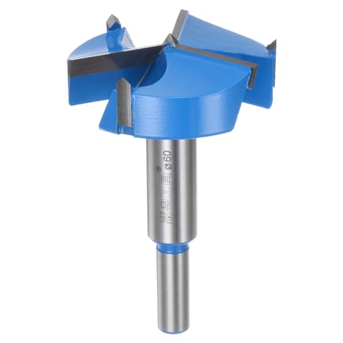 HARFINGTON Forstnerbohrer, 60 mm, verbesserter 3-schneidiger Wolframkarbid-Forstner-Bitöffner für Scharniere, Holzlochbohrungen, Holzbearbeitung HARFINGTON Forstnerbohrer, 60 mm, verbesserter 3-schneidiger Wolframkarbid-Forstner-Bitöffner für Scharniere, Holzlochbohrungen, Holzbearbeitung von HARFINGTON