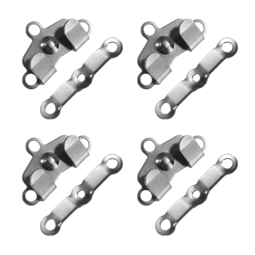 HARFINGTON Haken- und Ösen-Verschluss-Set, 21 mm, Metallhaken und Ösen, Nähverschluss, Druckknöpfe für Kleidung, BH, Hosen, Heimwerker, Handwerk, Rotguss, 4 Stück HARFINGTON Haken- und Ösen-Verschluss-Set, 21 mm, Metallhaken und Ösen, Nähverschluss, Druckknöpfe für Kleidung, BH, Hosen, Heimwerker, Handwerk, Rotguss, 4 Stück von HARFINGTON