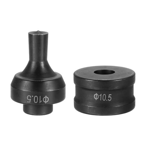 HARFINGTON Hydraulischer Lochstanzer, 10,5 mm, rundes Loch, 40CR-Stahl, elektrisches Stanzset für elektrische Stanzmaschine CH-60, Schwarz HARFINGTON Hydraulischer Lochstanzer, 10,5 mm, rundes Loch, 40CR-Stahl, elektrisches Stanzset für elektrische Stanzmaschine CH-60, Schwarz von HARFINGTON