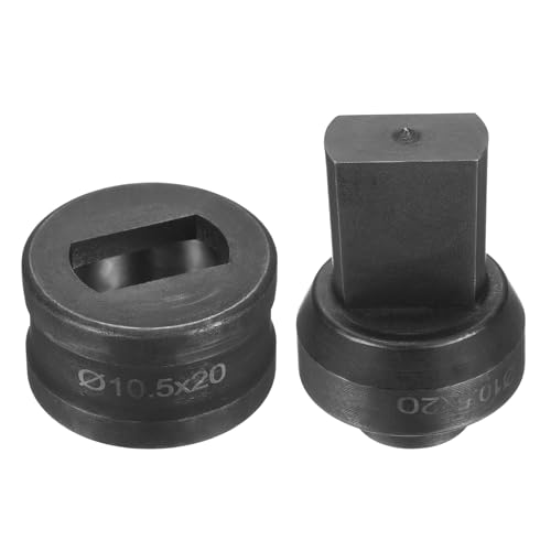 HARFINGTON Hydraulischer Lochstanzer, Φ10,5 x 20 mm, Schlitzloch, 40CR-Stahl, elektrisches Stanzset für elektrische Stanzmaschine CH60, Schwarz HARFINGTON Hydraulischer Lochstanzer, Φ10,5 x 20 mm, Schlitzloch, 40CR-Stahl, elektrisches Stanzset für elektrische Stanzmaschine CH60, Schwarz von HARFINGTON
