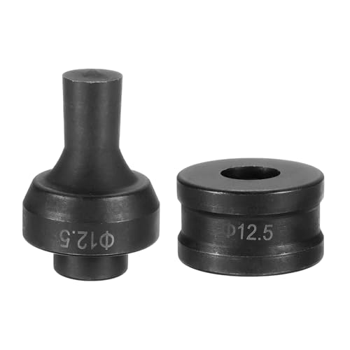 HARFINGTON Hydraulischer Lochstanzer, 12,5 mm, rundes Loch, 40CR-Stahl, elektrisches Stanzset für elektrische Stanzmaschine CH-60, Schwarz HARFINGTON Hydraulischer Lochstanzer, 12,5 mm, rundes Loch, 40CR-Stahl, elektrisches Stanzset für elektrische Stanzmaschine CH-60, Schwarz von HARFINGTON