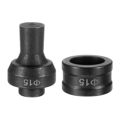HARFINGTON Hydraulischer Lochstanzer, 15 mm, rundes Loch, 40CR-Stahl, elektrisches Stanzset für elektrische Stanzmaschine CH-60, Schwarz HARFINGTON Hydraulischer Lochstanzer, 15 mm, rundes Loch, 40CR-Stahl, elektrisches Stanzset für elektrische Stanzmaschine CH-60, Schwarz von HARFINGTON