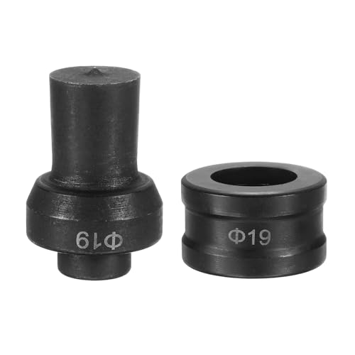 HARFINGTON Hydraulischer Lochstanzer, 19 mm, rundes Loch, 40CR-Stahl, elektrisches Stanzset für elektrische Stanzmaschine CH-60, Schwarz HARFINGTON Hydraulischer Lochstanzer, 19 mm, rundes Loch, 40CR-Stahl, elektrisches Stanzset für elektrische Stanzmaschine CH-60, Schwarz von HARFINGTON