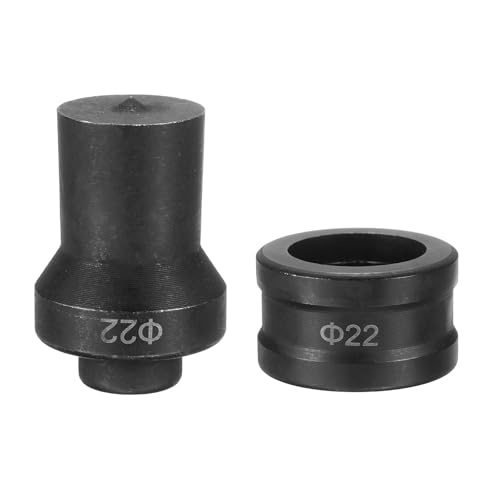 HARFINGTON Hydraulischer Lochstanzer, 22 mm, rundes Loch, 40CR-Stahl, elektrisches Stanzset für elektrische Stanzmaschine CH-60, Schwarz HARFINGTON Hydraulischer Lochstanzer, 22 mm, rundes Loch, 40CR-Stahl, elektrisches Stanzset für elektrische Stanzmaschine CH-60, Schwarz von HARFINGTON
