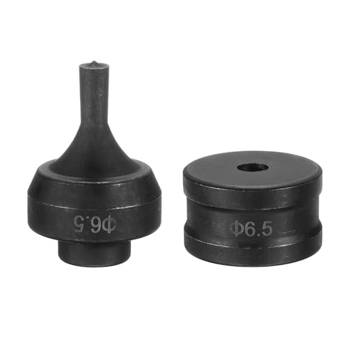 HARFINGTON Hydraulischer Lochstanzer, 6,5 mm, rundes Loch, 40CR-Stahl, elektrisches Stanzset für elektrische Stanzmaschine CH-60, Schwarz HARFINGTON Hydraulischer Lochstanzer, 6,5 mm, rundes Loch, 40CR-Stahl, elektrisches Stanzset für elektrische Stanzmaschine CH-60, Schwarz von HARFINGTON