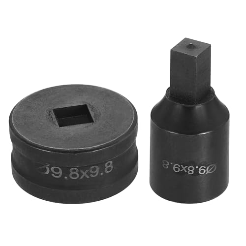 HARFINGTON Hydraulischer Lochstanzer, 9,8 x 9,8 mm, quadratisches Loch, 40CR-Stahl, elektrisches Stanzset für elektrische Stanzmaschine CH70, Schwarz HARFINGTON Hydraulischer Lochstanzer, 9,8 x 9,8 mm, quadratisches Loch, 40CR-Stahl, elektrisches Stanzset für elektrische Stanzmaschine CH70, Schwarz von HARFINGTON