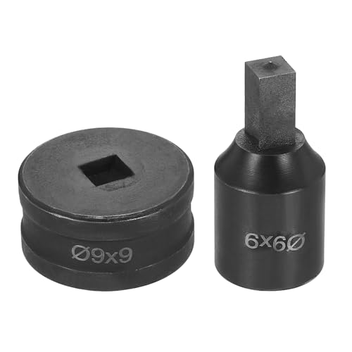 HARFINGTON Hydraulischer Lochstanzer, 9 x 9 mm, quadratisches Loch, 40CR-Stahl, elektrisches Stanzset für elektrische Stanzmaschine CH70, Schwarz HARFINGTON Hydraulischer Lochstanzer, 9 x 9 mm, quadratisches Loch, 40CR-Stahl, elektrisches Stanzset für elektrische Stanzmaschine CH70, Schwarz von HARFINGTON