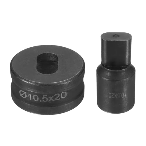 HARFINGTON Hydraulischer Lochstanzer, Durchmesser 10,5 x 20 mm, ovales Loch, 40CR-Stahl, elektrisches Stanzset für elektrische Stanzmaschine CH70, Schwarz HARFINGTON Hydraulischer Lochstanzer, Durchmesser 10,5 x 20 mm, ovales Loch, 40CR-Stahl, elektrisches Stanzset für elektrische Stanzmaschine CH70, Schwarz von HARFINGTON