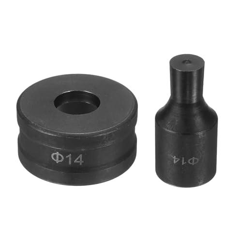 HARFINGTON Hydraulischer Lochstanzer, Durchmesser 14 mm, rundes Loch, 40CR-Stahl, elektrisches Stanzset für elektrische Stanzmaschine CH70, Schwarz HARFINGTON Hydraulischer Lochstanzer, Durchmesser 14 mm, rundes Loch, 40CR-Stahl, elektrisches Stanzset für elektrische Stanzmaschine CH70, Schwarz von HARFINGTON
