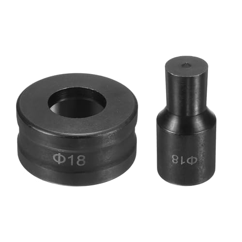 HARFINGTON Hydraulischer Lochstanzer, Durchmesser 18 mm, rundes Loch, 40CR-Stahl, elektrisches Stanzset für elektrische Stanzmaschine CH70, Schwarz HARFINGTON Hydraulischer Lochstanzer, Durchmesser 18 mm, rundes Loch, 40CR-Stahl, elektrisches Stanzset für elektrische Stanzmaschine CH70, Schwarz von HARFINGTON