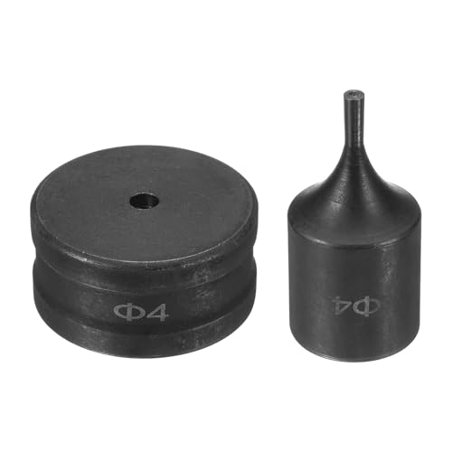 HARFINGTON Hydraulischer Lochstanzer, Durchmesser 4 mm, rundes Loch, 40CR-Stahl, elektrisches Stanzset für elektrische Stanzmaschine CH70, Schwarz HARFINGTON Hydraulischer Lochstanzer, Durchmesser 4 mm, rundes Loch, 40CR-Stahl, elektrisches Stanzset für elektrische Stanzmaschine CH70, Schwarz von HARFINGTON