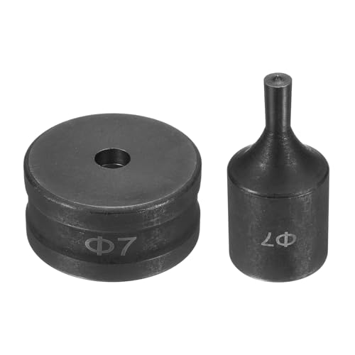 HARFINGTON Hydraulischer Lochstanzer, Durchmesser 7 mm, rundes Loch, 40CR-Stahl, elektrisches Stanzset für elektrische Stanzmaschine CH70, Schwarz HARFINGTON Hydraulischer Lochstanzer, Durchmesser 7 mm, rundes Loch, 40CR-Stahl, elektrisches Stanzset für elektrische Stanzmaschine CH70, Schwarz von HARFINGTON