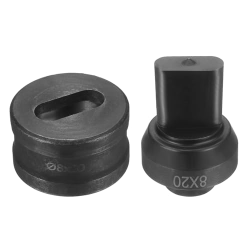 HARFINGTON Hydraulischer Lochstanzer, Durchmesser 8 x 20 mm, ovales Loch, 40CR-Stahl, elektrisches Stanzset für elektrische Stanzmaschine CH60, Schwarz HARFINGTON Hydraulischer Lochstanzer, Durchmesser 8 x 20 mm, ovales Loch, 40CR-Stahl, elektrisches Stanzset für elektrische Stanzmaschine CH60, Schwarz von HARFINGTON