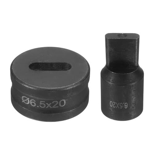 HARFINGTON Hydraulischer Lochstanzer Φ6,5 x 20 mm, ovales Loch, 40CR-Stahl, elektrisches Stanzset für elektrische Stanzmaschine CH70, Schwarz HARFINGTON Hydraulischer Lochstanzer Φ6,5 x 20 mm, ovales Loch, 40CR-Stahl, elektrisches Stanzset für elektrische Stanzmaschine CH70, Schwarz von HARFINGTON