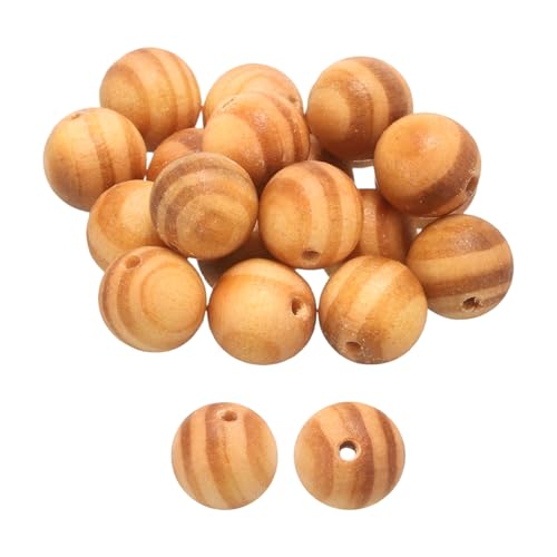 HARFINGTON King-Wood natürliche Holzperlen, rund, poliert, lose Perlen, glatte Abstandshalter-Kugeln für Schmuckherstellung, Armbänder, Halsketten, Ohrringe, Basteln, 200 Stück HARFINGTON King-Wood natürliche Holzperlen, rund, poliert, lose Perlen, glatte Abstandshalter-Kugeln für Schmuckherstellung, Armbänder, Halsketten, Ohrringe, Basteln, 200 Stück von HARFINGTON