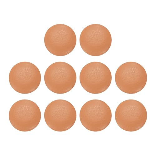 HARFINGTON Knöpfe mit Kunstlederbezug, 12,5 mm (20 l), runder Aluminiumschaft, Ersatzknöpfe für Kleidung, Dekoration, DIY-Zubehör, Gelb, 10 Stück von HARFINGTON