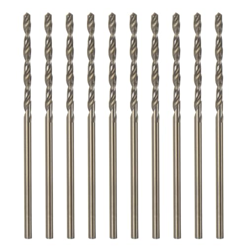 HARFINGTON Kobalt-Bohrer, 1,4 mm, M35, Hochgeschwindigkeitsstahl, HSS, Spiralbohrer, Werkzeug für Edelstahl, Kupfer, Holz, Kunststoff und andere harte Materialien, 10 Stück von HARFINGTON