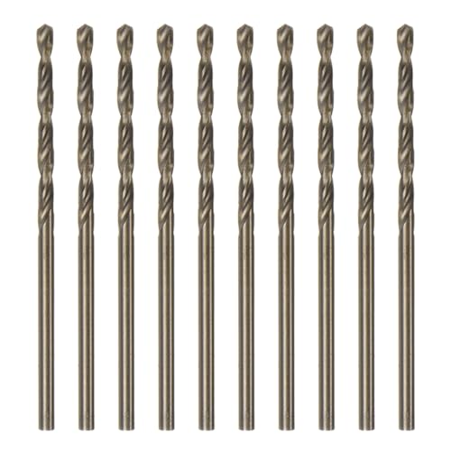 HARFINGTON Kobalt-Bohrer, 2,2 mm, M35, Hochgeschwindigkeitsstahl, HSS, Spiralbohrer, Werkzeug für Edelstahl, Kupfer, Holz, Kunststoff und andere harte Materialien, 10 Stück HARFINGTON Kobalt-Bohrer, 2,2 mm, M35, Hochgeschwindigkeitsstahl, HSS, Spiralbohrer, Werkzeug für Edelstahl, Kupfer, Holz, Kunststoff und andere harte Materialien, 10 Stück von HARFINGTON