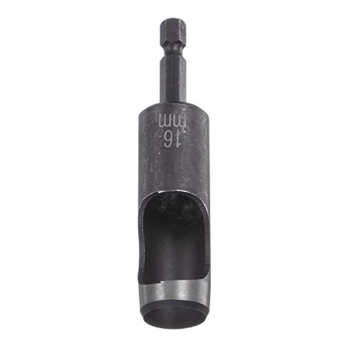 HARFINGTON Leder-Hohlstanzer, Sechskantschaft für Bohrer, 16 mm Durchmesser, für dicke Stoffe und Lederarbeiten HARFINGTON Leder-Hohlstanzer, Sechskantschaft für Bohrer, 16 mm Durchmesser, für dicke Stoffe und Lederarbeiten von HARFINGTON