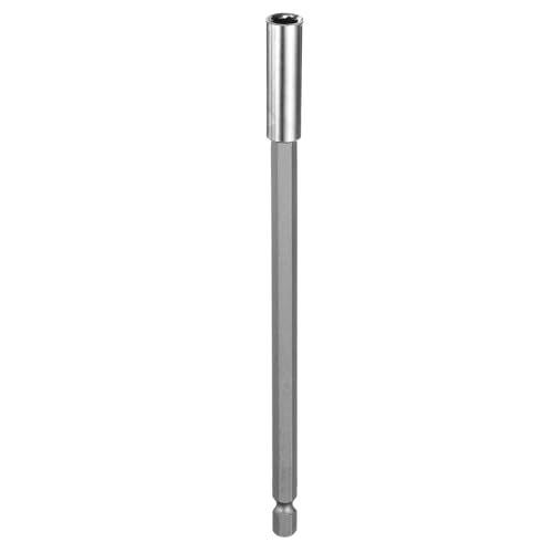 HARFINGTON Magnetischer Bithalter, 15,2 cm Länge, 6,35 mm Sechskantschaft, Cr-V-Stahl, Verlängerung, Schraubendreher, Bithalter, Schnellwechsel-Bit-Adapter von HARFINGTON