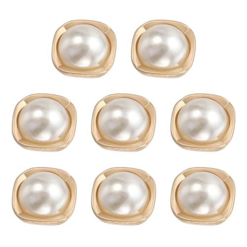 HARFINGTON Metallknöpfe, 18 mm, Zinklegierung, runde Knöpfe, Perlen, Nähzubehör, für Jacken, Kleidung, Basteln, Dekoration, Gold, 8 Stück HARFINGTON Metallknöpfe, 18 mm, Zinklegierung, runde Knöpfe, Perlen, Nähzubehör, für Jacken, Kleidung, Basteln, Dekoration, Gold, 8 Stück von HARFINGTON