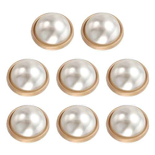 HARFINGTON Metallknöpfe, 20 mm, Zinklegierung, runde Knöpfe, Perlen, Nähzubehör, für Kleidung, DIY, Basteln, Dekoration, Gold, 8 Stück HARFINGTON Metallknöpfe, 20 mm, Zinklegierung, runde Knöpfe, Perlen, Nähzubehör, für Kleidung, DIY, Basteln, Dekoration, Gold, 8 Stück von HARFINGTON