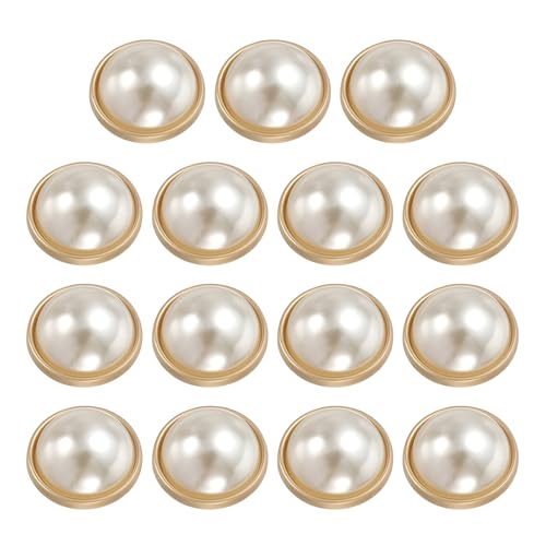 HARFINGTON Metallknöpfe, 23 mm, Zinklegierung, runde Knöpfe, Perlen, Nähzubehör, für Kleidung, DIY, Basteln, Dekoration, Gold, 15 Stück HARFINGTON Metallknöpfe, 23 mm, Zinklegierung, runde Knöpfe, Perlen, Nähzubehör, für Kleidung, DIY, Basteln, Dekoration, Gold, 15 Stück von HARFINGTON