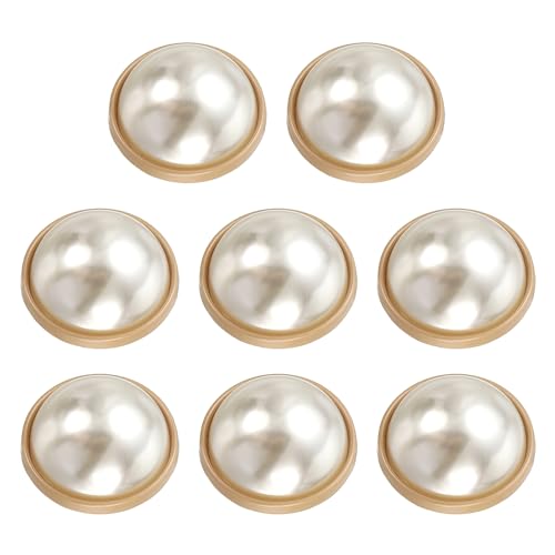 HARFINGTON Metallknöpfe, 25 mm, Zinklegierung, runde Knöpfe, Perlen, Nähzubehör, für Kleidung, DIY, Basteln, Dekoration, Gold, 8 Stück HARFINGTON Metallknöpfe, 25 mm, Zinklegierung, runde Knöpfe, Perlen, Nähzubehör, für Kleidung, DIY, Basteln, Dekoration, Gold, 8 Stück von HARFINGTON