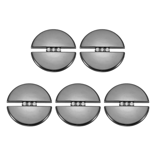HARFINGTON Metallknöpfe, rund, 30 mm, Schaft aus Legierung, Diamantfassung, Nähen, Basteln, Ersatzknöpfe für Kleidung, Dekoration, DIY-Zubehör, Rotguss, 5 Stück HARFINGTON Metallknöpfe, rund, 30 mm, Schaft aus Legierung, Diamantfassung, Nähen, Basteln, Ersatzknöpfe für Kleidung, Dekoration, DIY-Zubehör, Rotguss, 5 Stück von HARFINGTON
