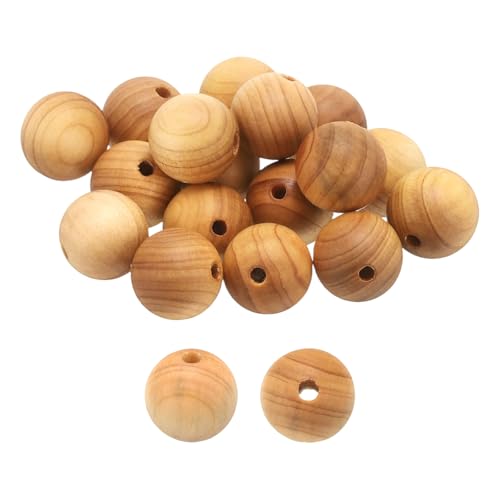HARFINGTON Natürliche Holzperlen, 10 mm, Zedernholz, rund, poliert, lose Perlen, glatte Abstandshalter-Kugeln für Schmuckherstellung, Armbänder, Halsketten, Ohrringe, Basteln, 100 Stück HARFINGTON Natürliche Holzperlen, 10 mm, Zedernholz, rund, poliert, lose Perlen, glatte Abstandshalter-Kugeln für Schmuckherstellung, Armbänder, Halsketten, Ohrringe, Basteln, 100 Stück von HARFINGTON