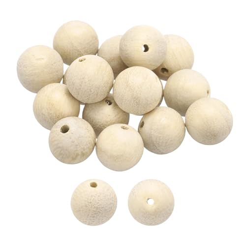 HARFINGTON Natürliche Holzperlen, 10 mm, aromatisches Holz, rund, poliert, lose Perlen, glatte Abstandshalter-Kugeln für Schmuckherstellung, Armbänder, Halsketten, Ohrringe, Basteln, 100 Stück HARFINGTON Natürliche Holzperlen, 10 mm, aromatisches Holz, rund, poliert, lose Perlen, glatte Abstandshalter-Kugeln für Schmuckherstellung, Armbänder, Halsketten, Ohrringe, Basteln, 100 Stück von HARFINGTON