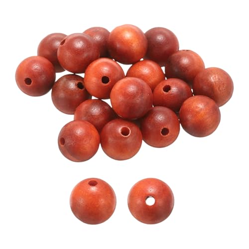 HARFINGTON Natürliche Holzperlen, 8 mm, Karminholz, rund, poliert, lose Perlen, glatte Abstandshalter-Kugeln für Schmuckherstellung, Armbänder, Halsketten, Ohrringe, Basteln, 200 Stück HARFINGTON Natürliche Holzperlen, 8 mm, Karminholz, rund, poliert, lose Perlen, glatte Abstandshalter-Kugeln für Schmuckherstellung, Armbänder, Halsketten, Ohrringe, Basteln, 200 Stück von HARFINGTON