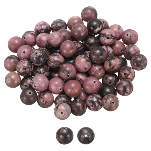 HARFINGTON Natursteinperlen, 10 mm, Rose, rund, lose Perlen, echte glatte Kugeln, für Schmuckherstellung, Armbänder, Halsketten, Ohrringe, DIY, 100 Stück HARFINGTON Natursteinperlen, 10 mm, Rose, rund, lose Perlen, echte glatte Kugeln, für Schmuckherstellung, Armbänder, Halsketten, Ohrringe, DIY, 100 Stück von HARFINGTON