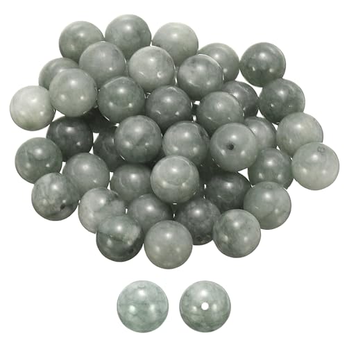HARFINGTON Natursteinperlen, 10 mm, Verlängerung, runder Edelstein, lose Perlen, echte glatte Kugeln, Perlen für Schmuckherstellung, Armbänder, Halsketten, Ohrringe, DIY, 50 Stück HARFINGTON Natursteinperlen, 10 mm, Verlängerung, runder Edelstein, lose Perlen, echte glatte Kugeln, Perlen für Schmuckherstellung, Armbänder, Halsketten, Ohrringe, DIY, 50 Stück von HARFINGTON