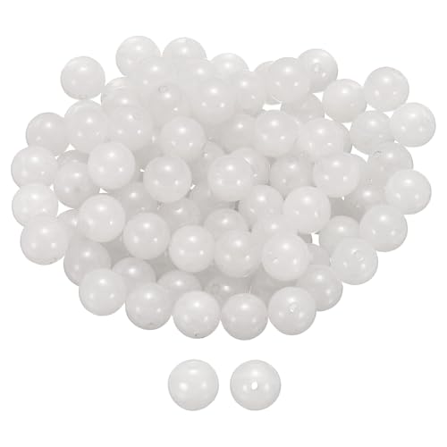 HARFINGTON Natursteinperlen, 10 mm, klarer Quarz, rund, lose Perlen, echte glatte Kugeln, Perlen für Schmuckherstellung, Armbänder, Halsketten, Ohrringe, DIY, 100 Stück HARFINGTON Natursteinperlen, 10 mm, klarer Quarz, rund, lose Perlen, echte glatte Kugeln, Perlen für Schmuckherstellung, Armbänder, Halsketten, Ohrringe, DIY, 100 Stück von HARFINGTON