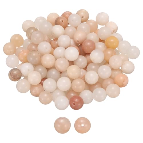 HARFINGTON Natursteinperlen, 10 mm, rosa Aventurin, rund, lose Perlen, echte glatte Kugeln, für Schmuckherstellung, Armbänder, Halsketten, Ohrringe, DIY, 100 Stück HARFINGTON Natursteinperlen, 10 mm, rosa Aventurin, rund, lose Perlen, echte glatte Kugeln, für Schmuckherstellung, Armbänder, Halsketten, Ohrringe, DIY, 100 Stück von HARFINGTON