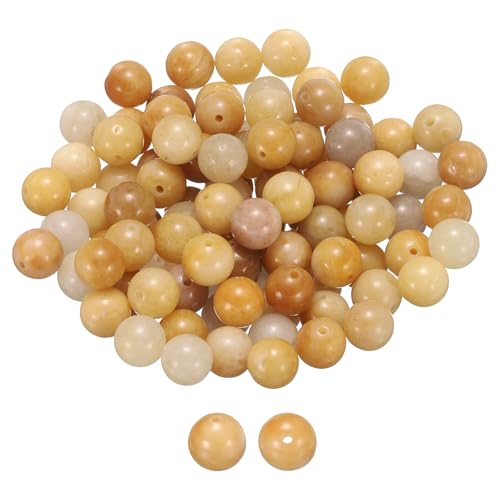 HARFINGTON Natursteinperlen, 10 mm, roter Aventurin, rund, lose Perlen, echte glatte Kugeln, für Schmuckherstellung, Armbänder, Halsketten, Ohrringe, DIY, 100 Stück HARFINGTON Natursteinperlen, 10 mm, roter Aventurin, rund, lose Perlen, echte glatte Kugeln, für Schmuckherstellung, Armbänder, Halsketten, Ohrringe, DIY, 100 Stück von HARFINGTON