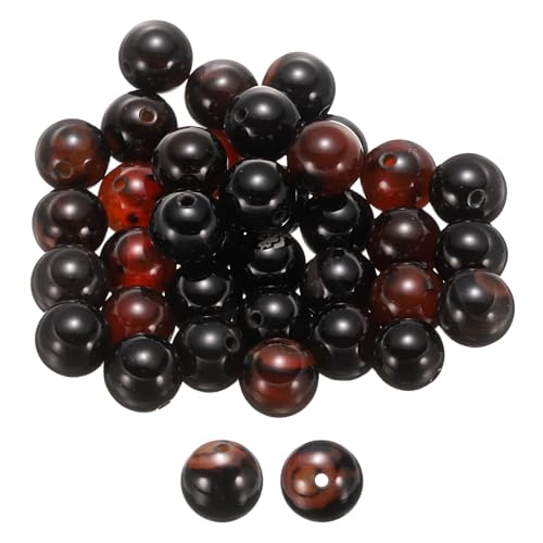 HARFINGTON Natursteinperlen, 10 mm, roter Kunststein, rund, lose Perlen, echte glatte Kugeln, für Schmuckherstellung, Armbänder, Halsketten, Ohrringe, DIY, 50 Stück HARFINGTON Natursteinperlen, 10 mm, roter Kunststein, rund, lose Perlen, echte glatte Kugeln, für Schmuckherstellung, Armbänder, Halsketten, Ohrringe, DIY, 50 Stück von HARFINGTON