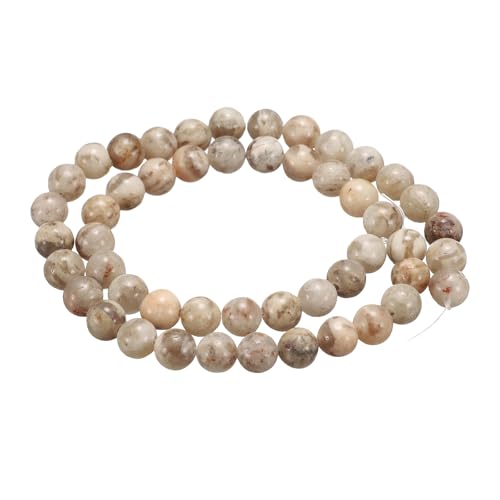 HARFINGTON Natursteinperlen, 6 mm, Verlängerung, rund, Edelsteinstein, lose Perlen, echte glatte Kugeln, Perlen für Schmuckherstellung, Armbänder, Halsketten, Ohrringe, DIY, 100 Stück HARFINGTON Natursteinperlen, 6 mm, Verlängerung, rund, Edelsteinstein, lose Perlen, echte glatte Kugeln, Perlen für Schmuckherstellung, Armbänder, Halsketten, Ohrringe, DIY, 100 Stück von HARFINGTON