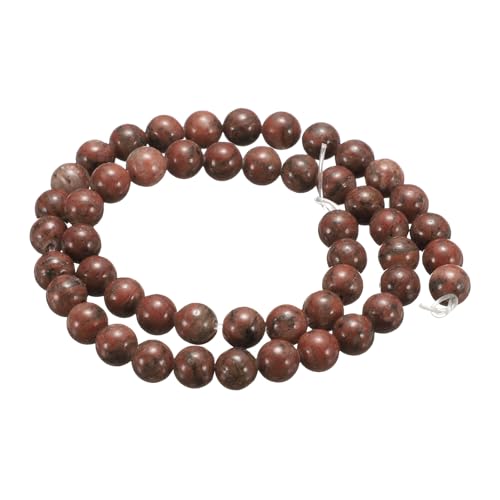 HARFINGTON Natursteinperlen, 6 mm, roter Edelstein, rund, lose Perlen, echte glatte Kugeln, für Schmuckherstellung, Armbänder, Halsketten, Ohrringe, DIY, 100 Stück HARFINGTON Natursteinperlen, 6 mm, roter Edelstein, rund, lose Perlen, echte glatte Kugeln, für Schmuckherstellung, Armbänder, Halsketten, Ohrringe, DIY, 100 Stück von HARFINGTON