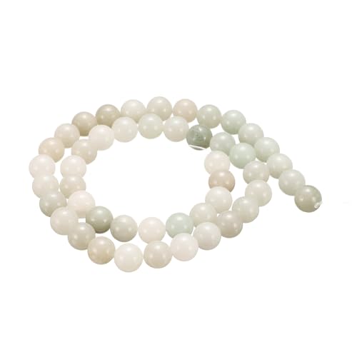 HARFINGTON Natursteinperlen, 8 mm, grüner Grasachat, runder Edelstein, lose Perlen, echte glatte Kugeln, Perlen für Schmuckherstellung, Armbänder, Halsketten, Ohrringe, DIY, 100 Stück HARFINGTON Natursteinperlen, 8 mm, grüner Grasachat, runder Edelstein, lose Perlen, echte glatte Kugeln, Perlen für Schmuckherstellung, Armbänder, Halsketten, Ohrringe, DIY, 100 Stück von HARFINGTON