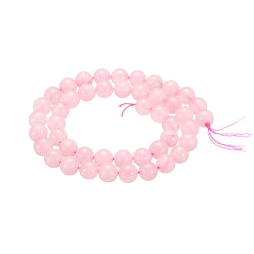 HARFINGTON Natursteinperlen, 8 mm, rosa Rosenquarz, rund, lose Perlen, echte glatte Kugeln, Perlen für Schmuckherstellung, Armbänder, Halsketten, Ohrringe, DIY, 100 Stück HARFINGTON Natursteinperlen, 8 mm, rosa Rosenquarz, rund, lose Perlen, echte glatte Kugeln, Perlen für Schmuckherstellung, Armbänder, Halsketten, Ohrringe, DIY, 100 Stück von HARFINGTON