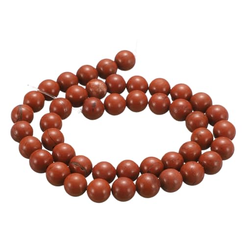 HARFINGTON Natursteinperlen, 8 mm, roter Edelstein, rund, lose Perlen, echte glatte Kugeln, für Schmuckherstellung, Armbänder, Halsketten, Ohrringe, DIY, 50 Stück HARFINGTON Natursteinperlen, 8 mm, roter Edelstein, rund, lose Perlen, echte glatte Kugeln, für Schmuckherstellung, Armbänder, Halsketten, Ohrringe, DIY, 50 Stück von HARFINGTON