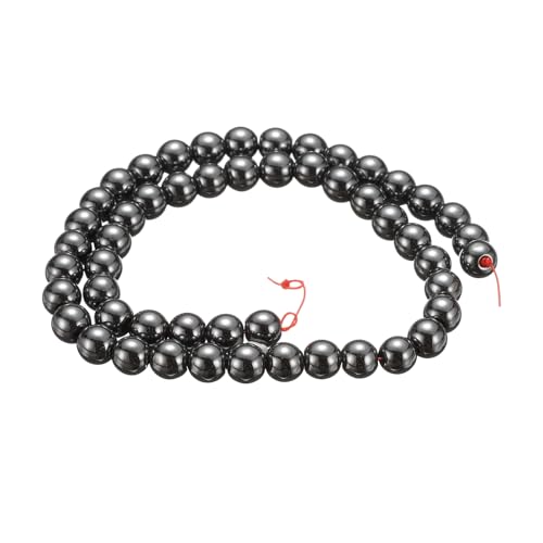 HARFINGTON Natursteinperlen, 8 mm, schwarzer Mut, runder Edelstein, lose Perlen, echte glatte Kugeln, für Schmuckherstellung, Armbänder, Halsketten, Ohrringe, DIY, 100 Stück HARFINGTON Natursteinperlen, 8 mm, schwarzer Mut, runder Edelstein, lose Perlen, echte glatte Kugeln, für Schmuckherstellung, Armbänder, Halsketten, Ohrringe, DIY, 100 Stück von HARFINGTON