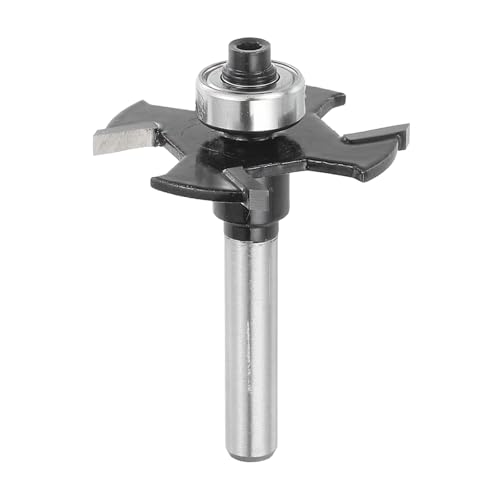 HARFINGTON Nutfräser-Bit, 6,35 mm Schaft, 2,5 mm Schnitthöhe, 4 Rillen, Holzschlitzfräser, Hartmetallspitze für Nutkanten, Schwarz HARFINGTON Nutfräser-Bit, 6,35 mm Schaft, 2,5 mm Schnitthöhe, 4 Rillen, Holzschlitzfräser, Hartmetallspitze für Nutkanten, Schwarz von HARFINGTON