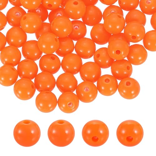 HARFINGTON Runde Acrylperlen, 10 mm Durchmesser, 1,9 mm Loch, Kunststoff, Harz, glatte Kugeln, lose Perlen für Schmuckherstellung, Armbänder, Halsketten, Ohrringe, DIY, 200 Stück HARFINGTON Runde Acrylperlen, 10 mm Durchmesser, 1,9 mm Loch, Kunststoff, Harz, glatte Kugeln, lose Perlen für Schmuckherstellung, Armbänder, Halsketten, Ohrringe, DIY, 200 Stück von HARFINGTON