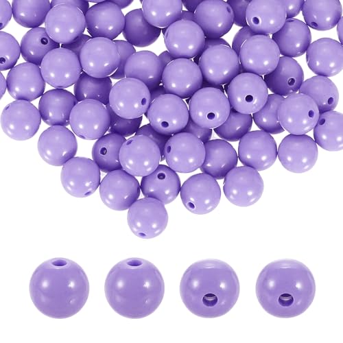 HARFINGTON Runde Acrylperlen, 10 mm Durchmesser, 1,9 mm Loch, Kunststoff, Harz, glatte Kugeln, lose Perlen für Schmuckherstellung, Armbänder, Halsketten, Ohrringe, DIY, 200 Stück HARFINGTON Runde Acrylperlen, 10 mm Durchmesser, 1,9 mm Loch, Kunststoff, Harz, glatte Kugeln, lose Perlen für Schmuckherstellung, Armbänder, Halsketten, Ohrringe, DIY, 200 Stück von HARFINGTON