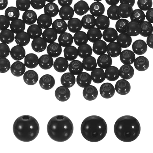 HARFINGTON Runde Acrylperlen, 6 mm Durchmesser, 1,9 mm Loch, Kunststoff, Harz, glatte Kugeln, lose Perlen für Schmuckherstellung, Armbänder, Halsketten, Ohrringe, DIY, 200 Stück HARFINGTON Runde Acrylperlen, 6 mm Durchmesser, 1,9 mm Loch, Kunststoff, Harz, glatte Kugeln, lose Perlen für Schmuckherstellung, Armbänder, Halsketten, Ohrringe, DIY, 200 Stück von HARFINGTON
