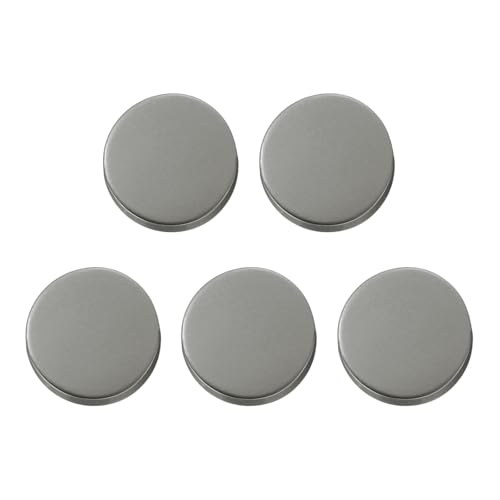 HARFINGTON Runde Metallknöpfe, 10 mm, Schaft aus Zinklegierung, flach, Nähen, Handwerk, Ersatzknöpfe für Kleidung, Dekoration, DIY-Zubehör, Rotguss, 5 Stück von HARFINGTON